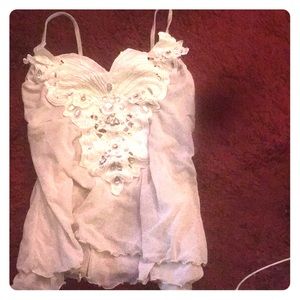 Cute bedazzled summer tank top